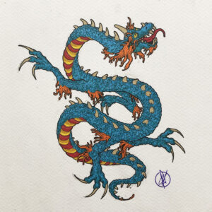 Blue Dragon by Alexander Franks, October 2022