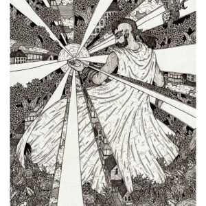 Space Wizard by Alexander Franks 2022 - Print