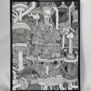 When I Set Out To Draw A House (2023). Original